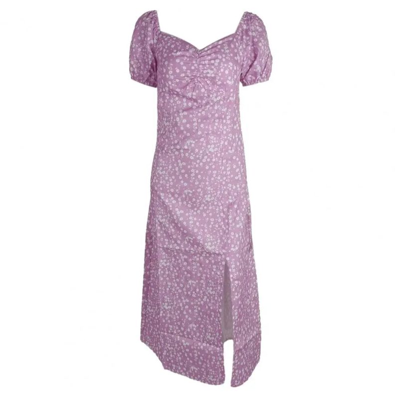 Summer Women Dress High Waist Off Shoulder - Image 3